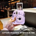 thumbnail image 3 of Caiyoule Mini 12 Case for Fuji Instax PU Leather Carrying Bag with 64 Pocket Mini Photo Album，Purple, 3 of 6
