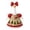 A#285, variant on 23" Durable Holiday Lawn Goose Dress, Santa Workshop Xmas Theme Outfit with Elastic Fixed Band for Windy Outdoor Yard Patio