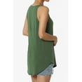 thumbnail image 4 of Women's PLUS Tank Tops Scoop Neck Loose Fit Summer Casual Round Hem Sleeveless Tee, 4 of 7
