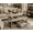 Grey, variant on GALAXHERO Coffee Table, 39" Lift Top Coffee Table with Hidden Compartment, Storage Drawers and Storage Shelf for Living Room, Reception Room Greige
