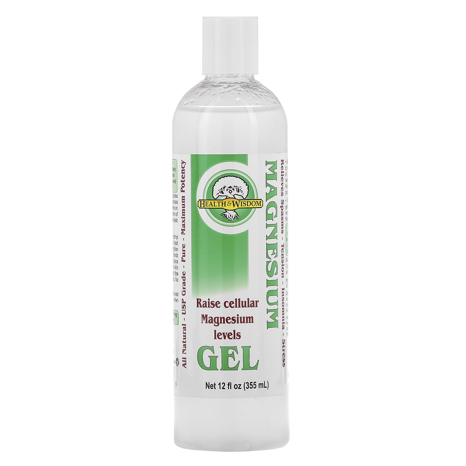 Health and Wisdom Magnesium Gel, 12 fl oz (355 ml)