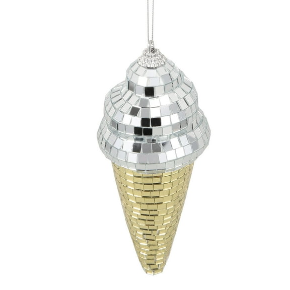 FRCOLOR Disco Ball Pendant Ice Cream Shaped Hanging Ornament Disco Party Pendant Decoration