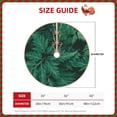 thumbnail image 2 of Sikiie Green Leave Fern Christmas Tree Skirt, Christmas Tree Decorations, Christmas Decor, Tree Mat Decoration(30-48IN)-48", 2 of 6