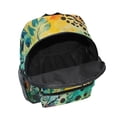 thumbnail image 6 of FORMRS Kids School Backpack with Front Zippered Pocket 12" Student Travel Daypack, Colorful Plants, 6 of 6