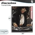 thumbnail image 4 of Stupell Industries Modern DJ Focused On Turntables Gray Framed Giclee Art, 24 x 30, by Franklyn Gregory, 4 of 8