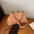 thumbnail image 2 of SPEKSEE Women PU Leather Kiss Lock Shoulder Bag Shoulder Crossbody Bag Texture Crossbody Bag for Work Shopping Travel Daily Use, 2 of 18