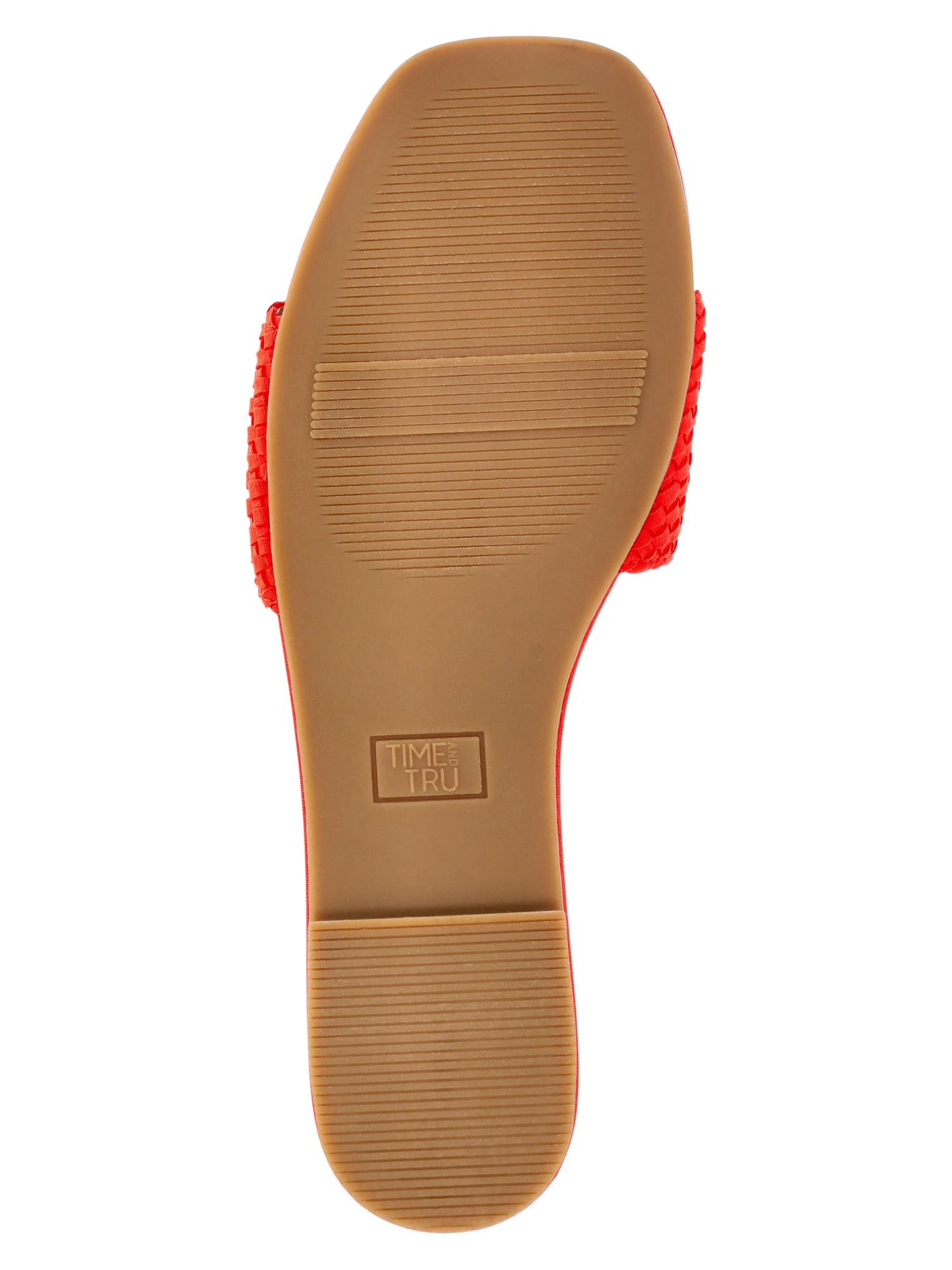 Time and Tru Women's Quilted Slide Sandal