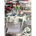 thumbnail image 5 of Outdoor Tablecloths with Umbrella Hole & Zipper, Blueberry Spring Leaves Round Tablecloth 54 Inch, Beige Botanical Branches Waterproof Table Cloth, Patio/Pool/Picnic Table Covers, 5 of 8