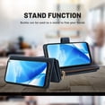 thumbnail image 5 of Dteck OnePlus Nord N200 5G Case, Heavy Duty 15 Card Slots Large Capacity Zipper Pocket 2 in 1 Wallet Phone Case for OnePlus Nord N200 5G, Blue, 5 of 6