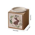 thumbnail image 2 of RKSTN Wooden Candle Holders Wooden Candle Holders Easter Decoration Tabletop Decorative Ornament Tabletop Arrangement Practical Textured Candle Holders, 2 of 5
