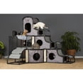 thumbnail image 2 of Torre Catville - Estampado gris Prevue Pet Products 7240, 2 of 2