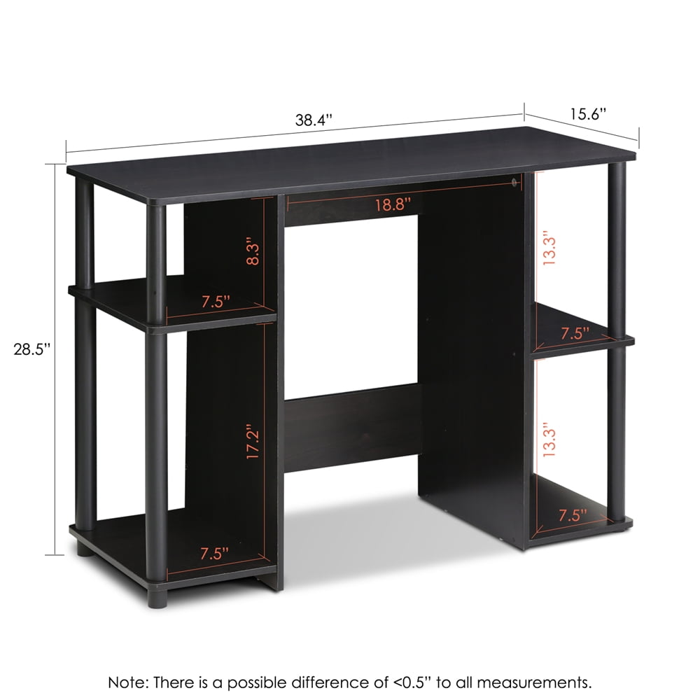 Furinno 15112 JAYA Compact Computer Study Desk, Espresso