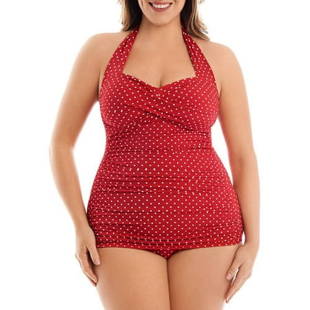 slim swimsuit plus suddenly catalina piece shirred halter slimming simply glam sheath dialog displays option button additional opens zoom