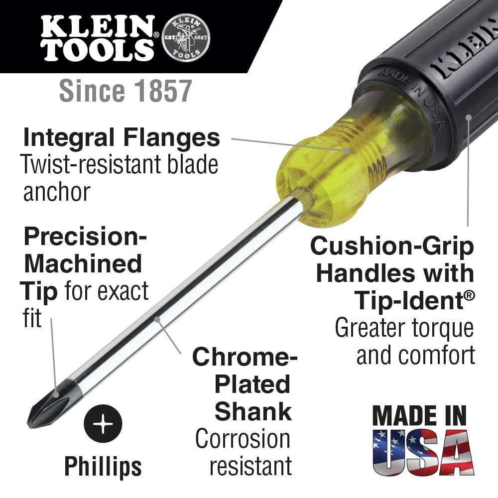 Klein Tools 4 pc. Screwdriver Set