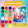 thumbnail image 4 of Set Tie Dye Kit Goodscious DIY, 18 botellas de 60 ml, 18 colores, 4 of 7