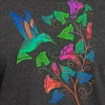 thumbnail image 3 of CafePress - Rainbow Hummingbird On Trumpet Vine Dark T Shirt - Men's Classic Graphic Cotton T-Shirt, 3 of 4