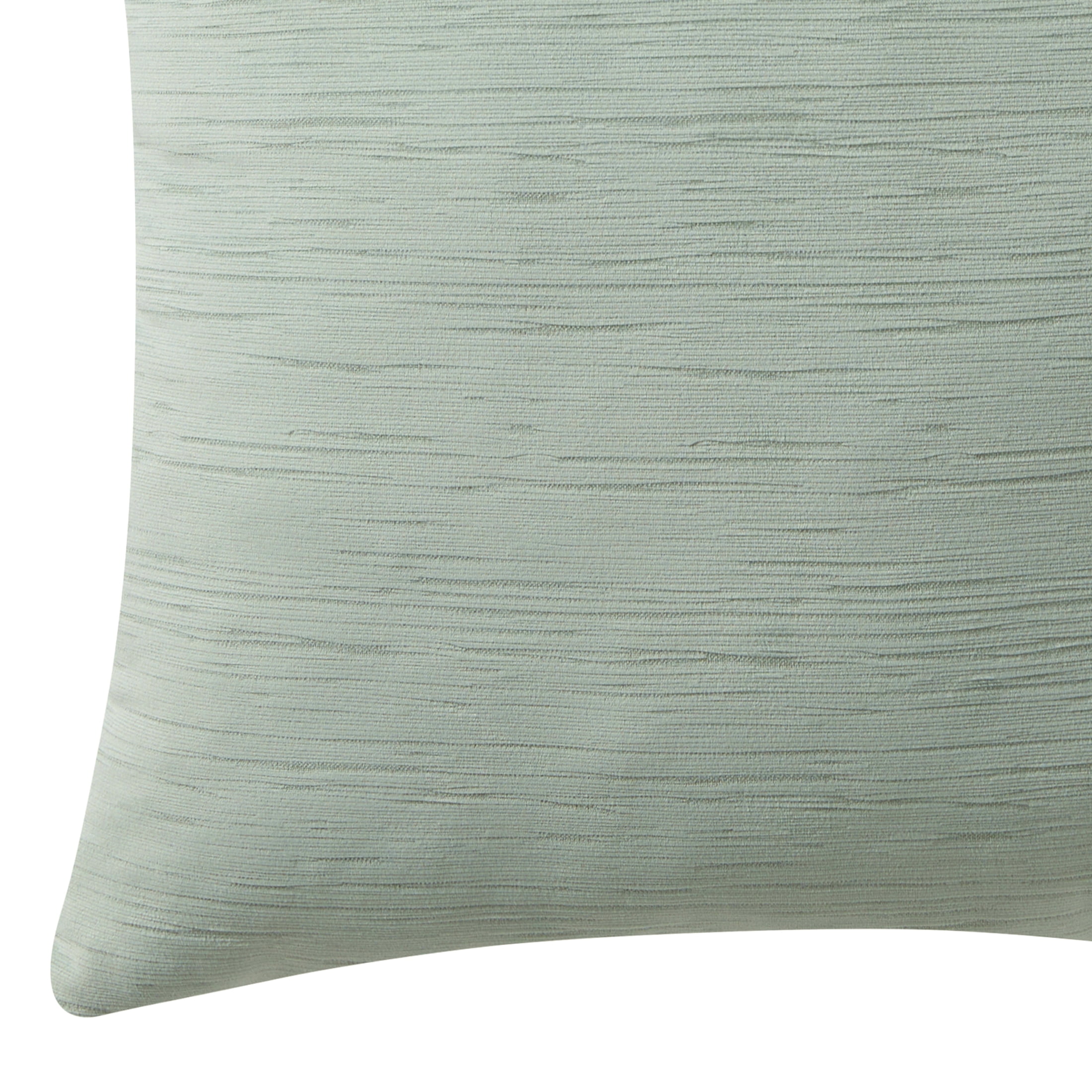 Mainstays 18 in x 18 in Green Textured Velvet Polyester Decorative Pillow