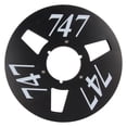 thumbnail image 2 of 10 Inch Empty Takeup Reel, 3 Holes Universal Open Reel Sound Tape Empty Reel, Aluminum 1/4 Inch Audio Empty Tape Reel For Recording For Nab, 2 of 8