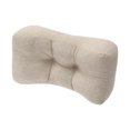 thumbnail image 3 of Almohada lumbar, cojín de respaldo para silla de escritorio, almohada ergonómica de soporte lumbar de diseño curvo para cama de viaje para mujeres Beige, 3 of 8