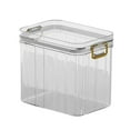 thumbnail image 1 of Transparent PET Storage Containers Large Capacity Lightweight Container for Kitchen Cabinet Drawer Storage, 1 of 4
