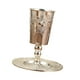 thumbnail image 4 of Copa de vino, copa de cóctel con platillo, decoración, taza de té, taza de café en relieve, de Kiddush para festivales, Hanukkah, rituales judíos, 4 of 9
