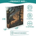 thumbnail image 5 of Ghost Pumpkins Halloween 3 Ring Binders 1.5 inch Hardcover File Folders with Interior Pockets A4 Size Organizer for School Office Hospital Set of 2, 5 of 8