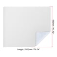 thumbnail image 2 of Pizarra Pared Pegatina Rodar Secar Borrar Pegatina Pizarra 78.7" x 17.7" Auto Adhesivo Presentaci?n con Marcadores para Pared Oficina Hogar Aula, Blanco, Paquete de 2 Unique Bargains pizarras de borrado en seco, 2 of 5