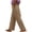 #06 Khaki 【Mix, Match & Rotate: Stock Up on Daily Colors】, variant on Women's Solid Lace Elastic Waist Long Pants with Side Pockets, Polyester Casual Pants, Mid Waisted Pants, Pants for Women, Straight Leg Dressy Casual Trousers | UKHCCC,Army Green L