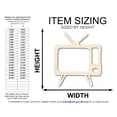 thumbnail image 2 of Unfinished Wood Old TV Shape | DIY Craft Cutout | up to 46" DIY 36" / 3/4", 2 of 3