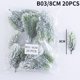 thumbnail image 1 of Plantas artificiales para decoración de Navidad, ramas de pino, accesorios para árbol de Navidad, adornos para fiesta de año nuevo, regalo para niños, 20 o 10 unidades, 1 of 5