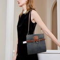 thumbnail image 6 of CoCoMangos Women Blue Denim Jeans Crossbody Bag Fashion Hit-Color Lightweight Shoulder Handbag Purse, 6 of 7