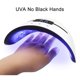 thumbnail image 3 of Lámpara de uñas Lámpara de secado de uñas LED Lámpara de gel de curado con 3 configuraciones de temporizador Luz portátil de esmalte UV (blanca), 3 of 5