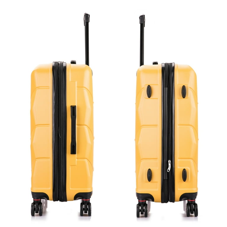Dukap Zonix Lightweight Hardside Spinner 26 inch Mustard