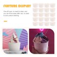 thumbnail image 4 of MasteelfCA 100Pcs Ice Cream Paper Cups 3oz Yogurt Pudding Cups Disposable Dessert Cups, 4 of 7