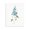 Watercolor Blue Petal Herbs, variant on Stupell Industries Transitional Delicate Blue Sprigs Canvas Art, 16 x 20, by Sally Swatland