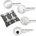 thumbnail image 6 of Acheng Throw Pillow Cover Black and White Decorative Pillow Case Cushion Cover Home Sofa Decor  Pillow Cover 24x24in, 6 of 7