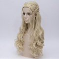 thumbnail image 5 of Game of Thrones Daenerys Targaryen Cosplay Wig Synthetic Hair Long Wavy Dragon of Mother Wigs Halloween Party Costume for Women, 5 of 5