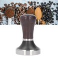 thumbnail image 1 of Stainless Steel Coffee Tamper, Coffee Tamper Pressing Tool 58mm  Flat Base Comfortable Grip One Piece Design  for Office, 1 of 8