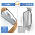 thumbnail image 4 of Mistaha 2PCS Roll-Up Dish Drying Rack Multipurpose Rollable Over the Sink Silicone Kitchen Dish Drainer Sink Drying Rack for Fruits and Vegetable, 4 of 8
