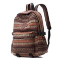 thumbnail image 1 of Tonnylam Mochila escolar a rayas de colores de moda Mochila de estilo étnico simple para hombres y mujeres jóvenes que viajan, van de compras e van a clase, 1 of 6