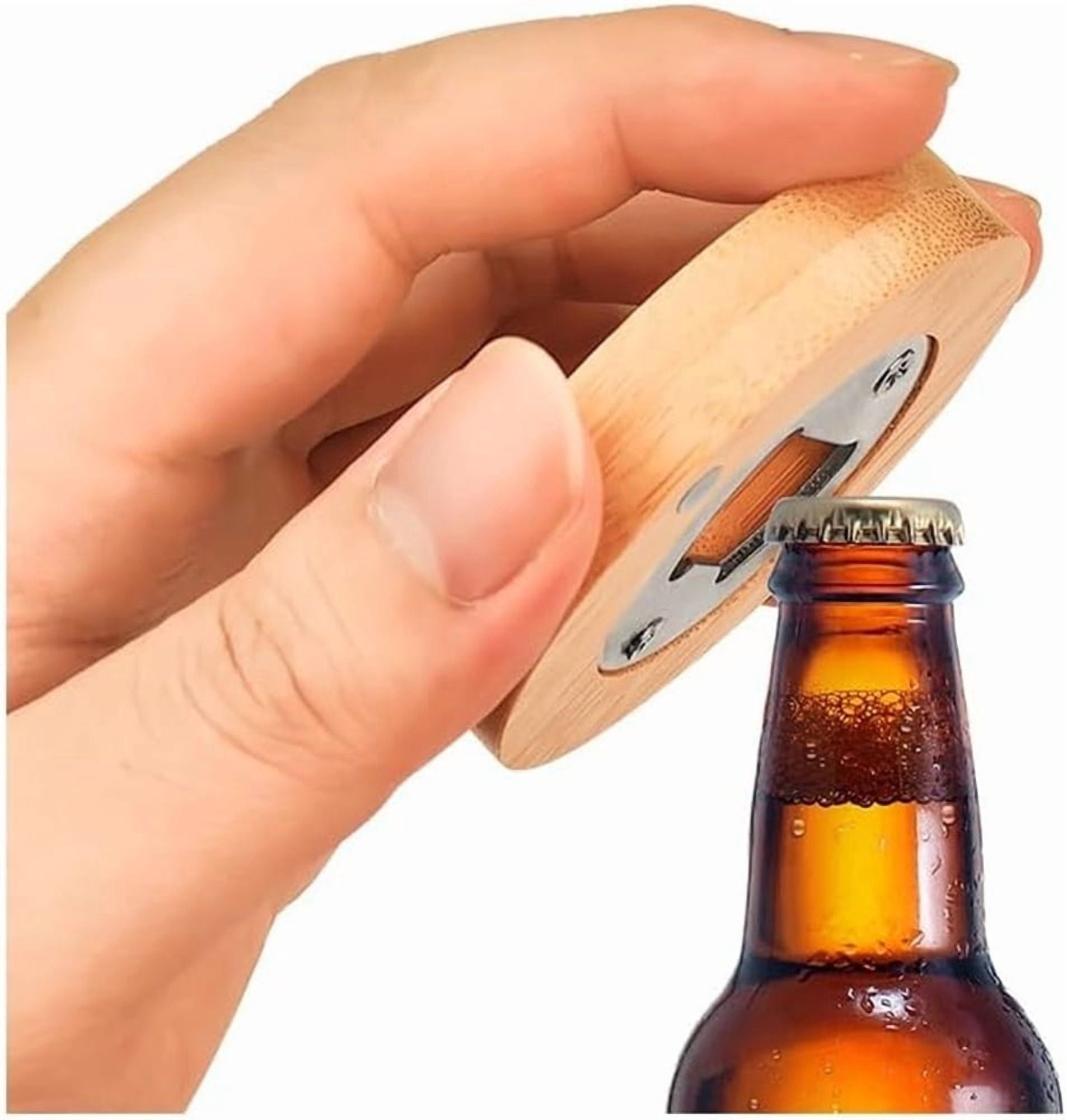 30 Pcs Sublimation Blanks Metal Bottle Opener with Fridge Magnet Beer Bottle Opener DIY Metal Refrigerator Magnet For Gift