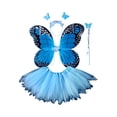 thumbnail image 2 of Light Up Tutu Skirt Sparkly LED Tulle Skirts Outfit with Butterfly Wing for 3 4 5 6 7 8 Years Old Girls, 2 of 3