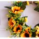 thumbnail image 2 of Corona de girasol pequeña, corona artificial, simulación de flores, flores falsas, 2 of 3