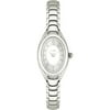 Timex Women's Diamond Accent Silver-Tone Dress Watch