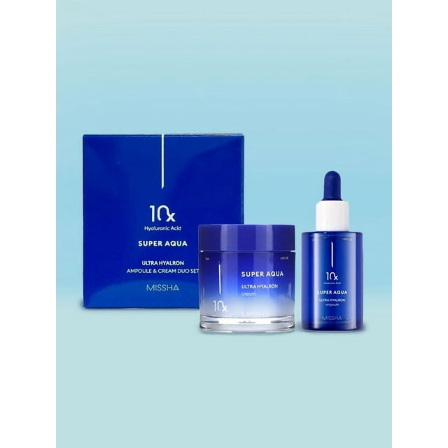 MISSHA Super Aqua Ultra Hyalron Ampoule & Cream Duo Set