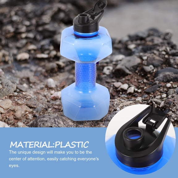 ibasenice Dumbbell Water Kettle Hydrated Water Bottle 1Pack For Fitness Training Use Back to School