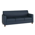 thumbnail image 3 of Flash Furniture Navy LeatherSoft Sofa, 3 of 9