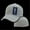 White, variant on 402-pl-gry-22 fitted cap, grey - 801, size - 6.88