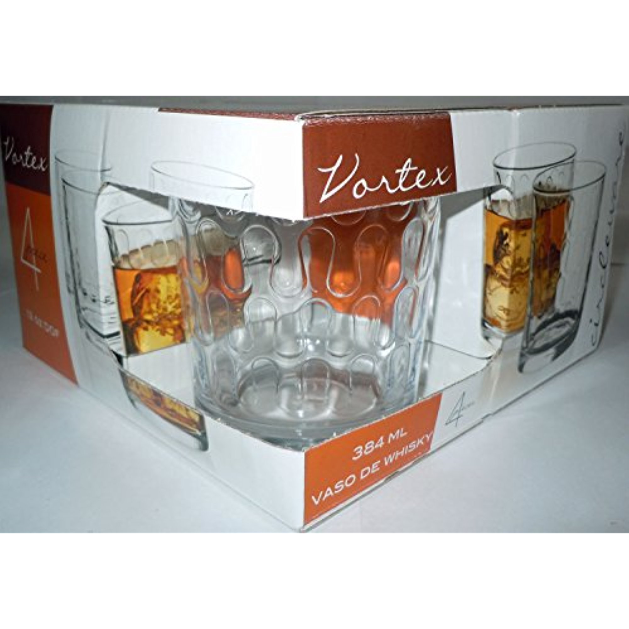 Drinking Glasses Vortex by CirclewareSet of 4 (13 Oz DOF)