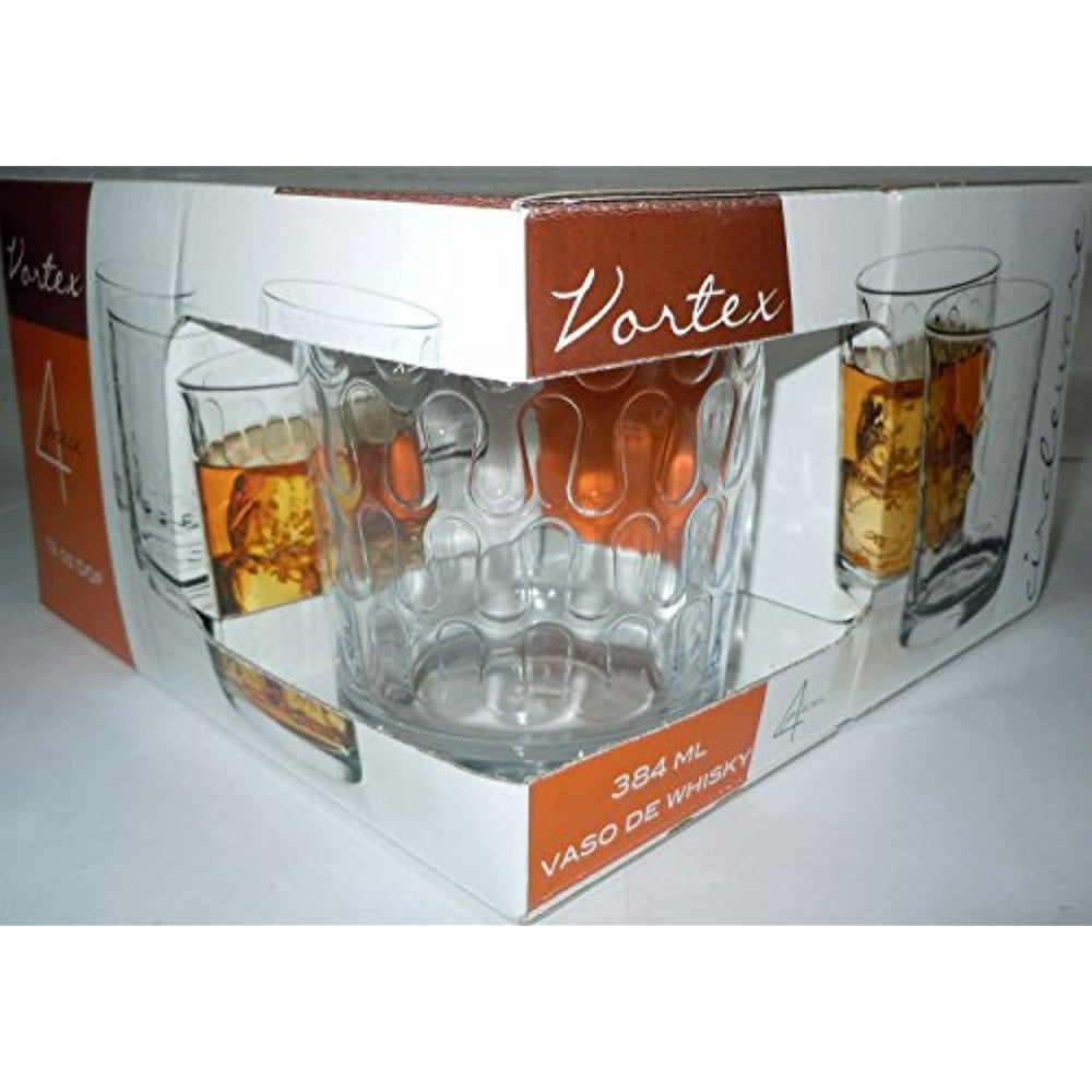 Drinking Glasses Vortex by CirclewareSet of 4 (13 Oz DOF) Walmart